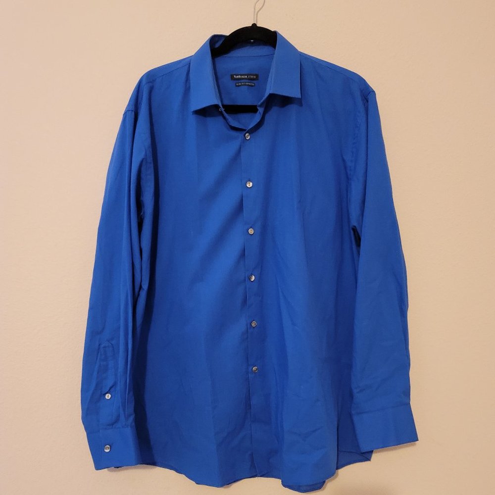 VanHeusen_Studio - Vibrant Blue Dress Shirt